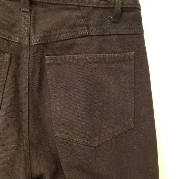 Good Fellows Clothing Co. Vintage Black High Rise Mom Hi Waist Jeans Studs 9/10 - Picture 7 of 12